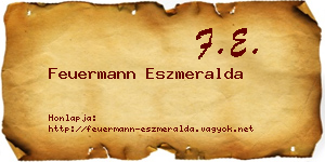 Feuermann Eszmeralda névjegykártya